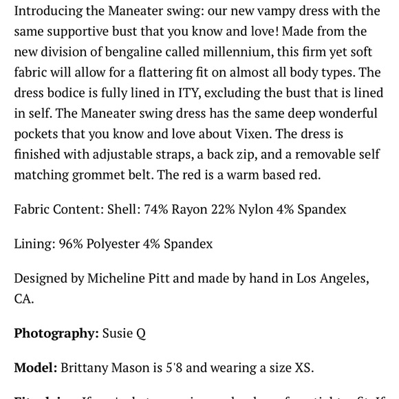 Burgundy Maneater Swing 3x EUC - Picture 5 of 7